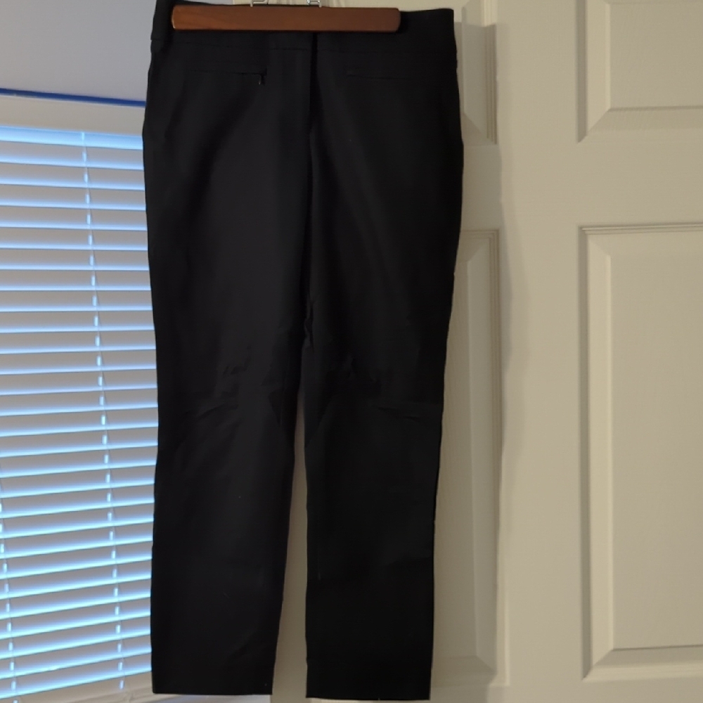 LOFT Black Dress Pants with Sleek Straight Leg Design